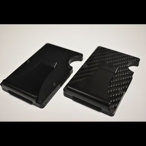 Minimalist wallet with money clip